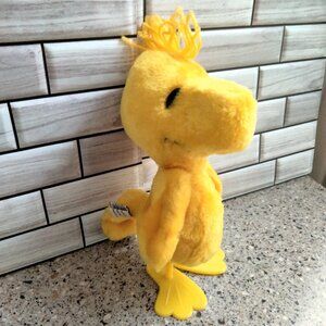 Vintage 1972 Peanuts Woodstock Plush w/ Plastic Feet